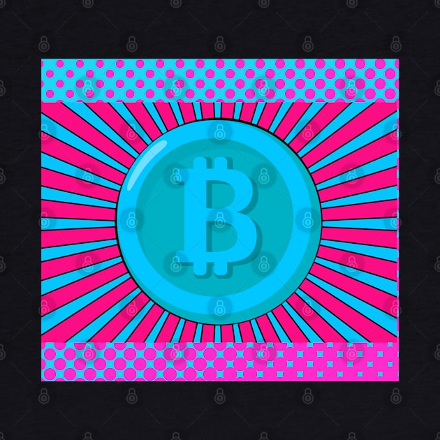 Bitcoin Pop Art by RedSparkle 